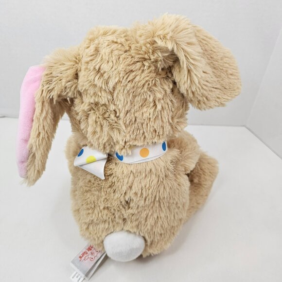 Cuddle Barn Bunny Chick Plush Tan Yellow Stuffed Animated Easter Musical Works - Picture 7 of 15